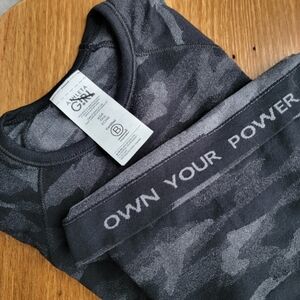 Athleta Girl Camo Long Sleeve Top